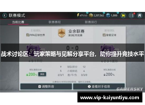 战术讨论区:玩家策略与见解分享平台,助你提升竞技水平 战术讨论区:玩家策略与见解分享平台,助你提升竞技水平